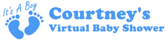 Courtney's Virtual Baby shower Logo